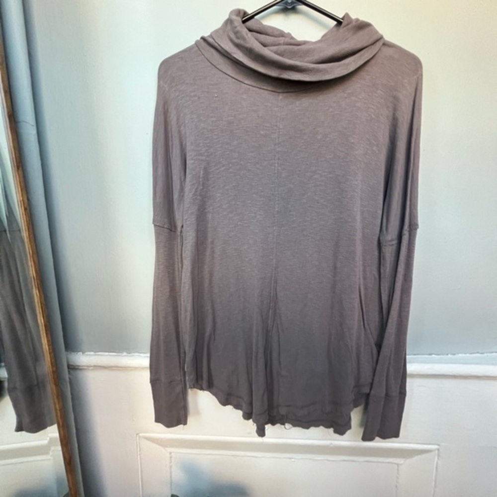 Purple Lightweight‎ Mockneck Sweater | Size XS